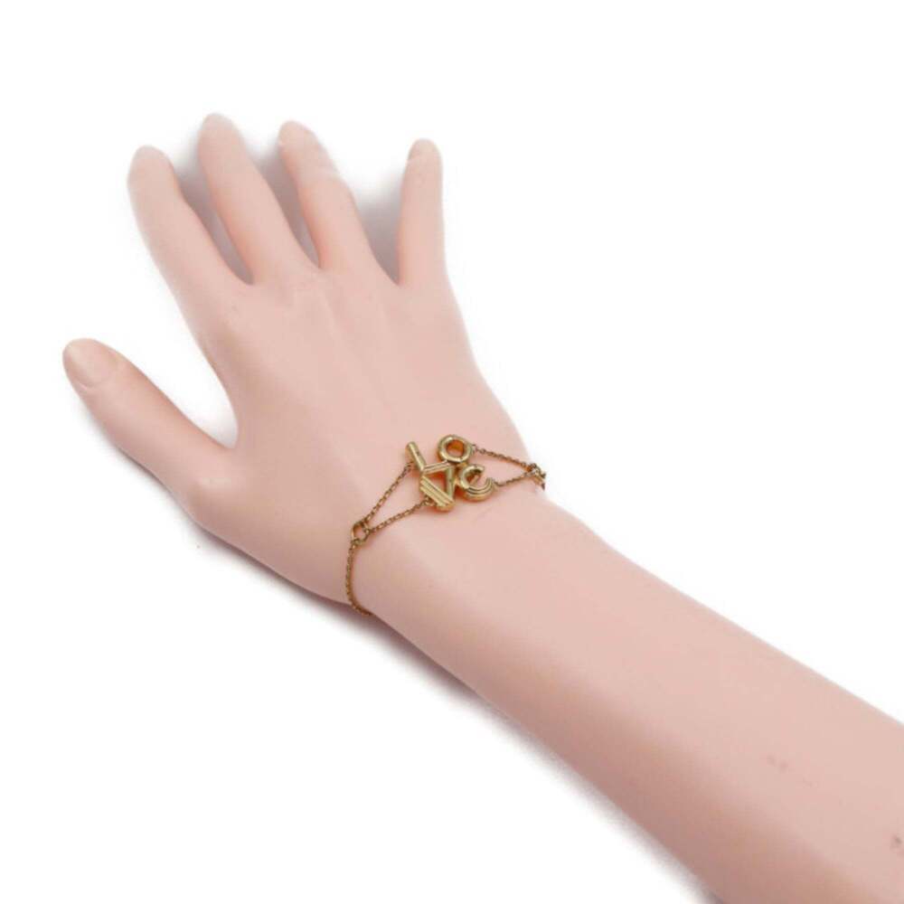LOUIS VUITTON Gold Love Charm Bracelet - Picture 7 of 7